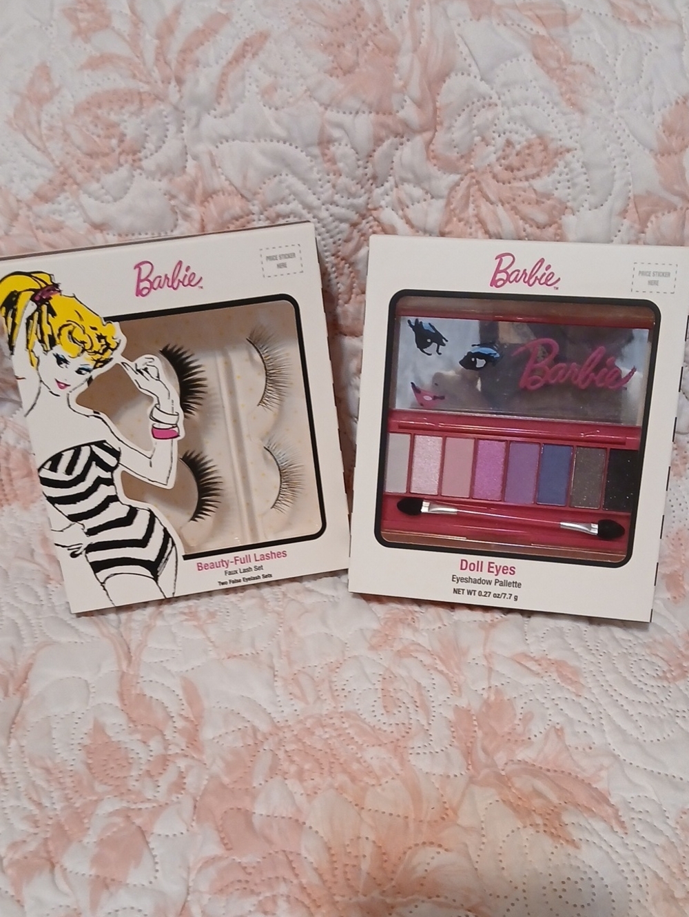 Barbie Pink & Purple Doll Eyes Eyeshadow Palette with Beauty-Full Lashes